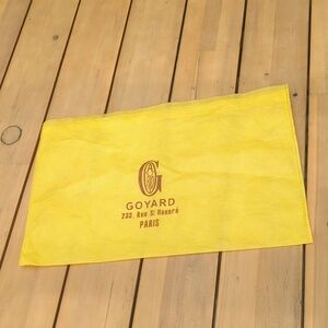 Goyard Paris Yellow Dust Bag Sleeve - New